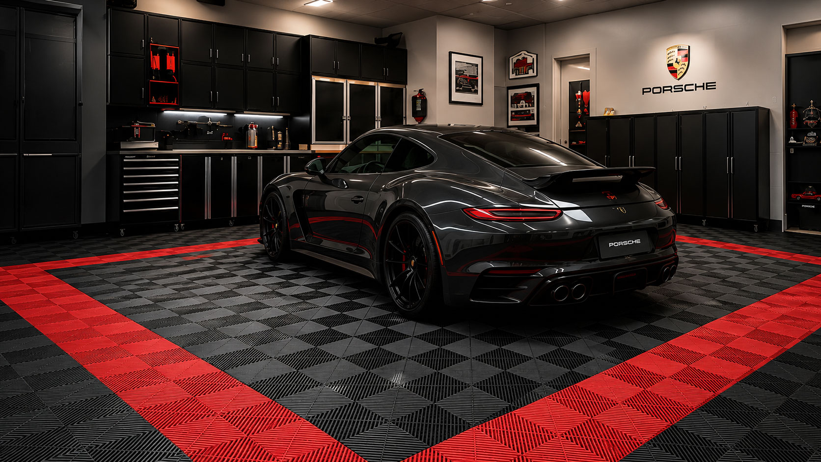 VentX™ interlocking vented garage floor tile system