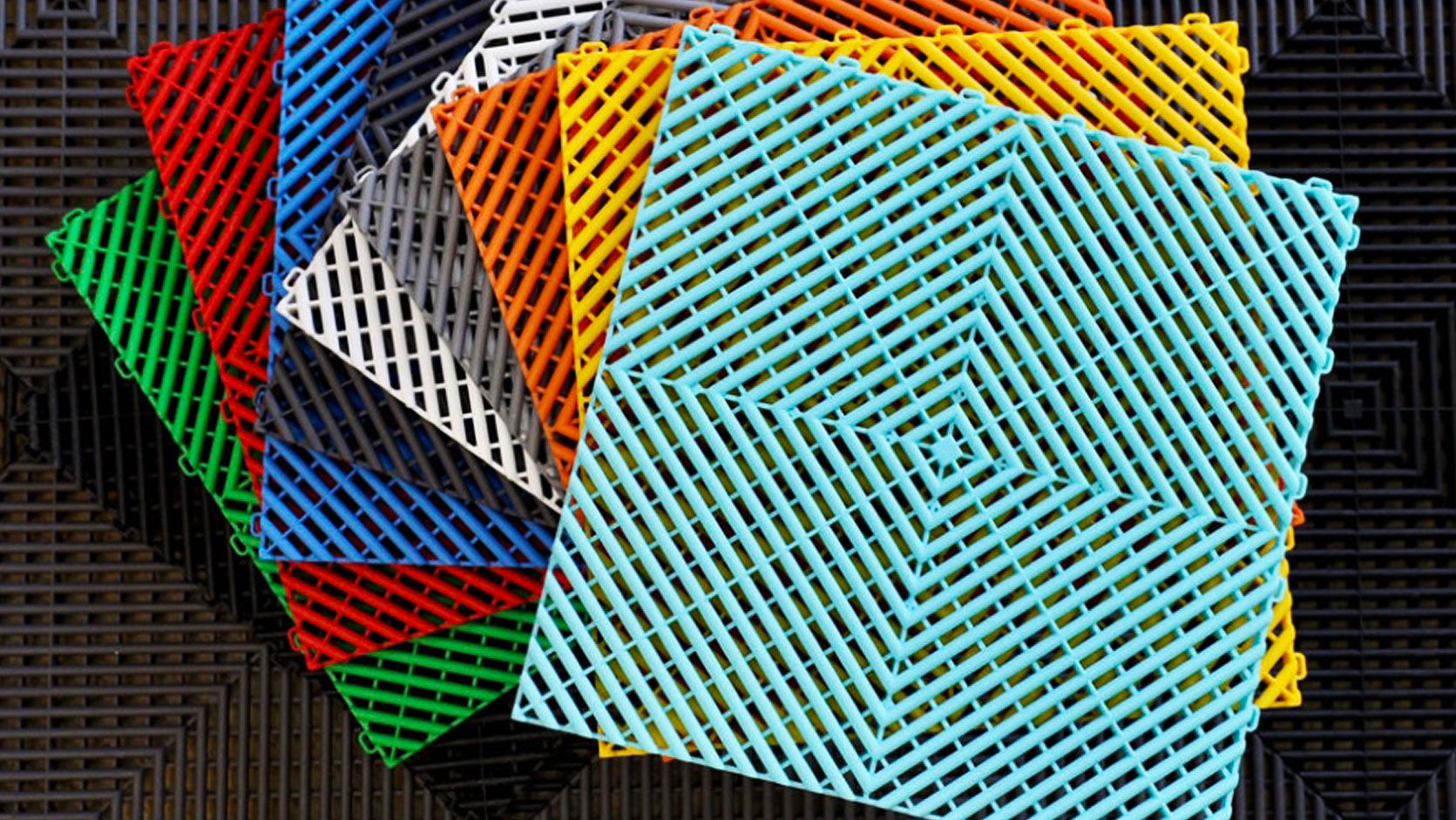 VentX garage floor tile colour options